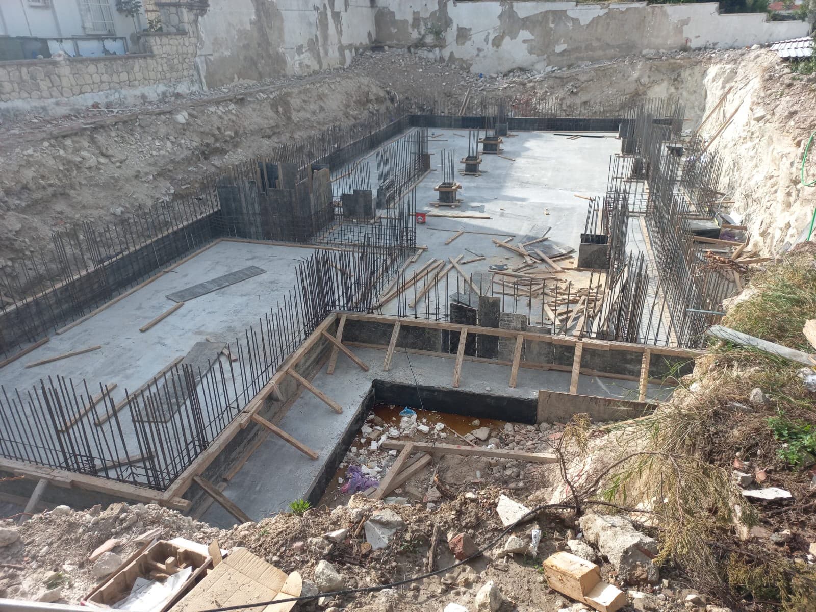 Villa cephe tuğla işçiliği
